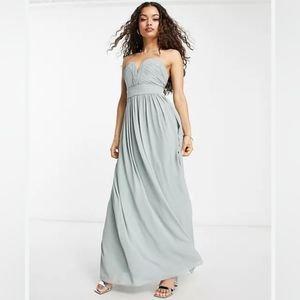 TFNC Bandeau Maxi Dress Sage Green. 🚨 Bundle and Save. 4 for $15.